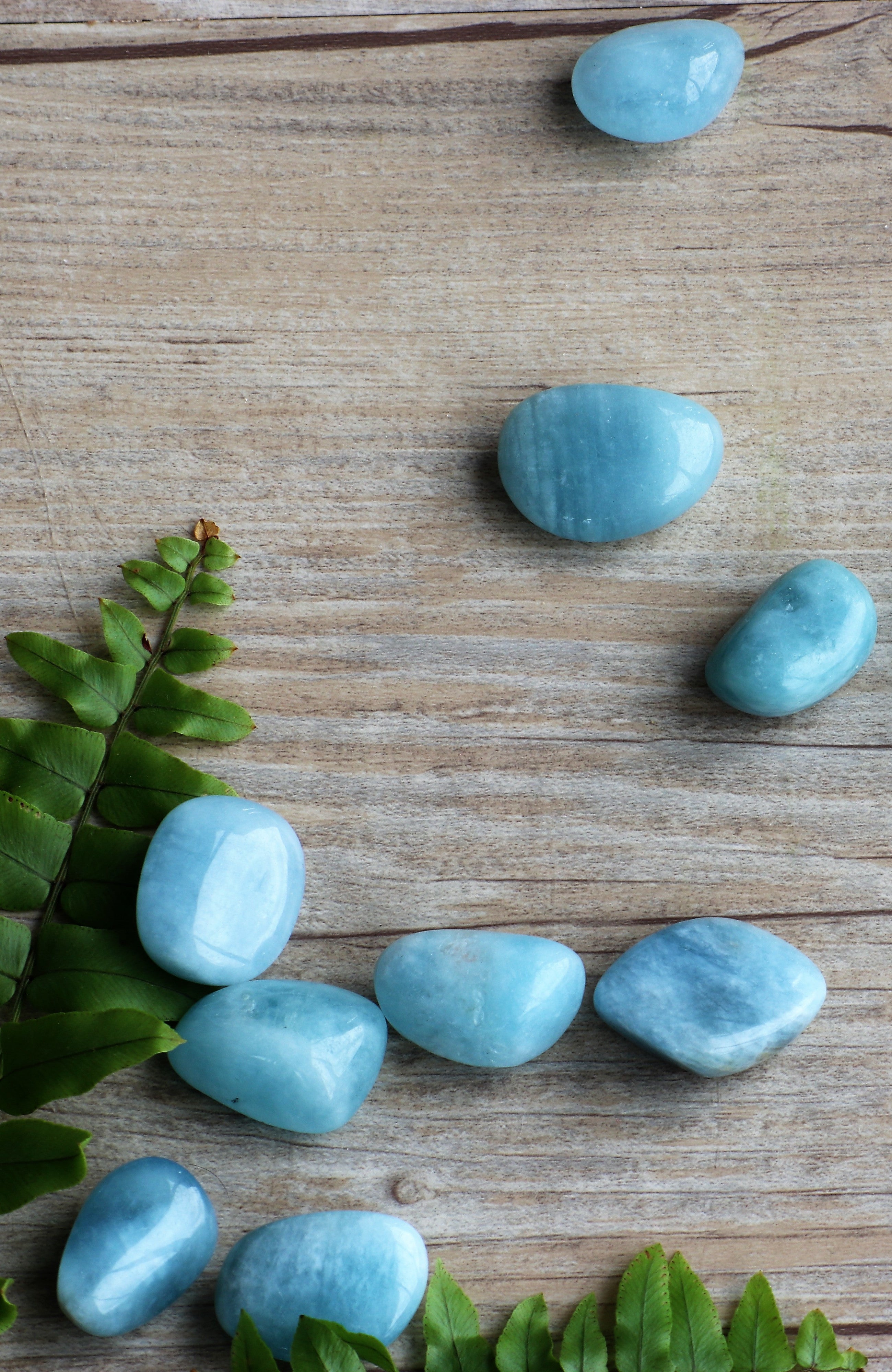 Aquamarine AA Tumbled Stone